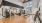 A gym with a variety of exercise equipment